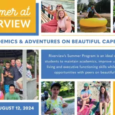 Summer at Riverview offers programs for three different age groups: Middle School, ages 11-15; High School, ages 14-19; and the Transition Program, GROW (Getting Ready for the Outside World) which serves ages 17-21.⁠
⁠
Whether opting for summer only or an introduction to the school year, the Middle and High School Summer Program is designed to maintain academics, build independent living skills, executive function skills, and provide social opportunities with peers. ⁠
⁠
During the summer, the Transition Program (GROW) is designed to teach vocational, independent living, and social skills while reinforcing academics. GROW students must be enrolled for the following school year in order to participate in the Summer Program.⁠
⁠
For more information and to see if your child fits the Riverview student profile visit applicantopus.com/admissions or contact the admissions office at admissions@applicantopus.com or by calling 508-888-0489 x206